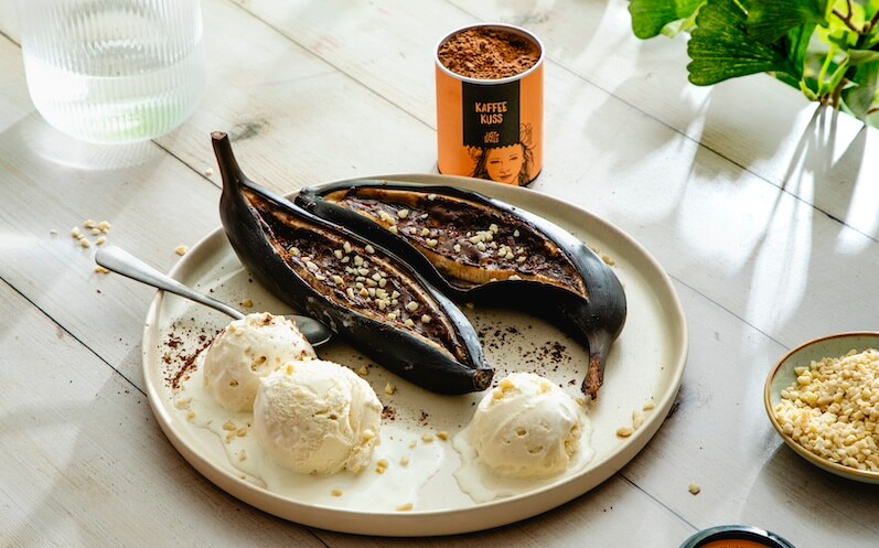 Banane vom Grill 