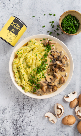Kartoffelstampf mit Champignons 