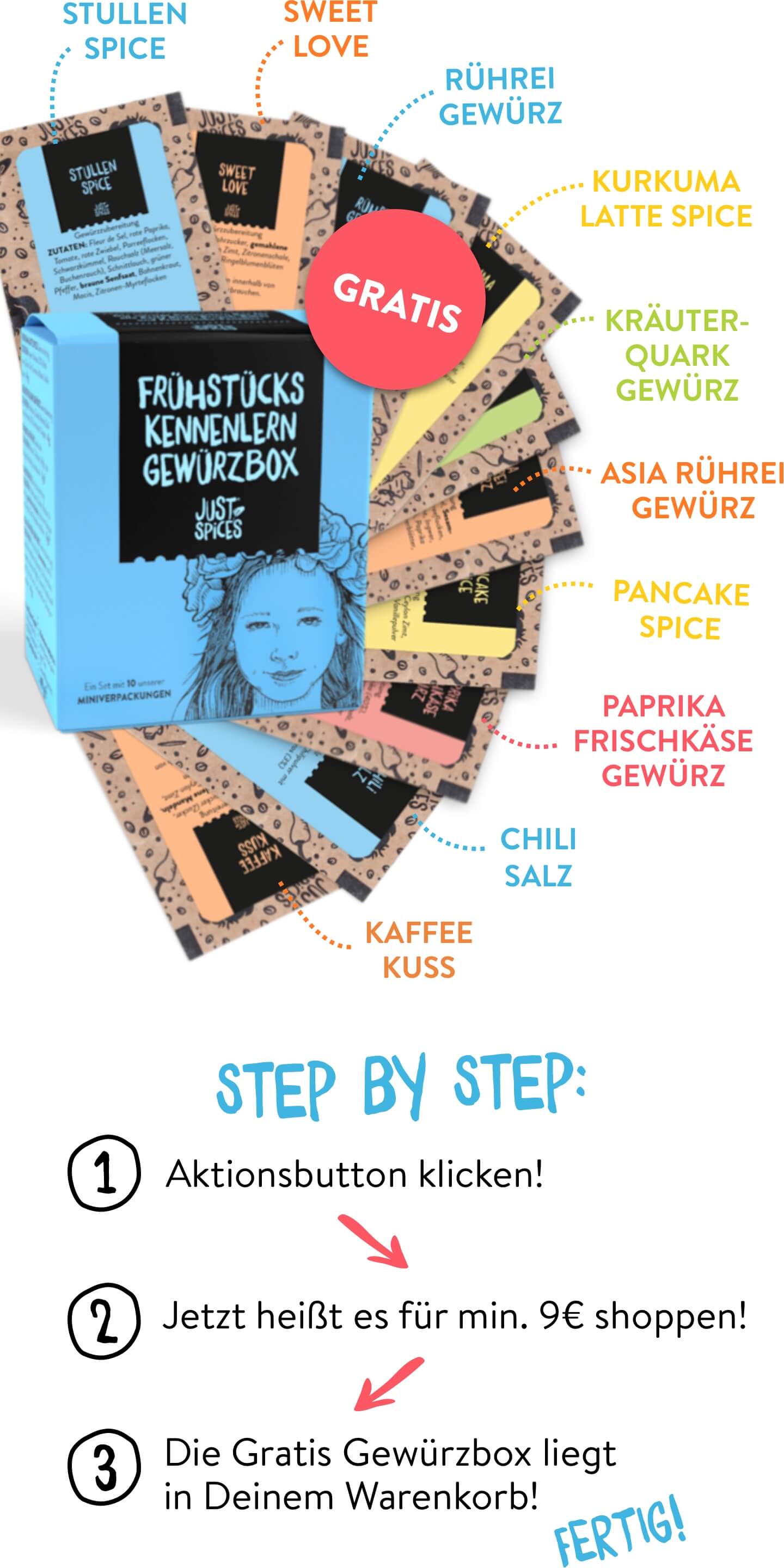 Kennenlernbox Just Spices