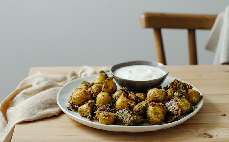 Parmesan Kartoffeln mit Dip 