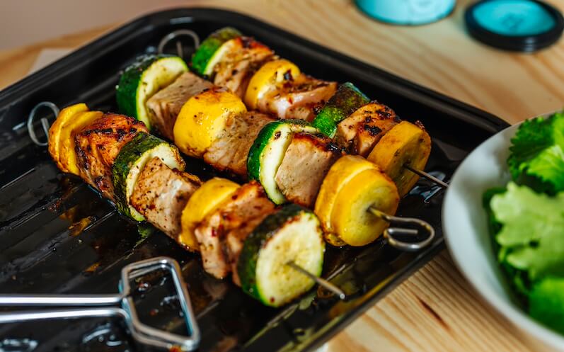 Lachs vom Grill
