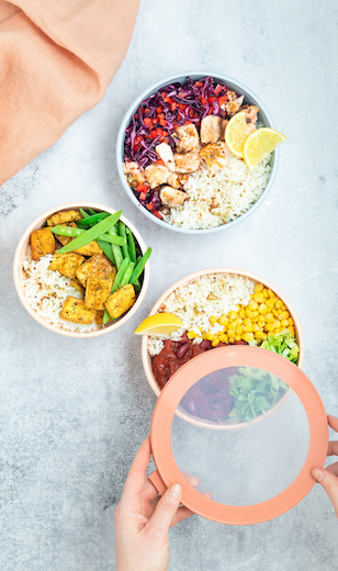 3 verschiedene Bowls 