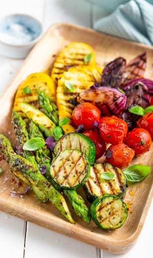 Mediterranes Grillgemüse mit Zitronenmarinade 