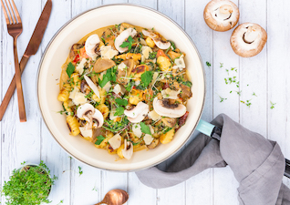 Pilz Gnocchi Pfanne 