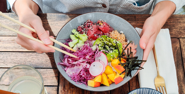 Poke Bowl essen