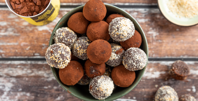Selbstgemachte Energy Balls 