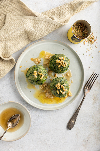 Spinatknödel 