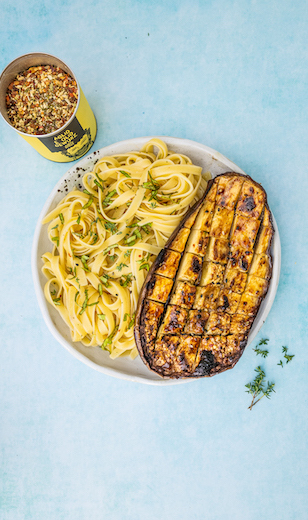 Linguine mit Aubergine 