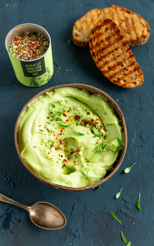 Avocado Creme gewürzt mit dem Just Spices Avocado Gewürz 