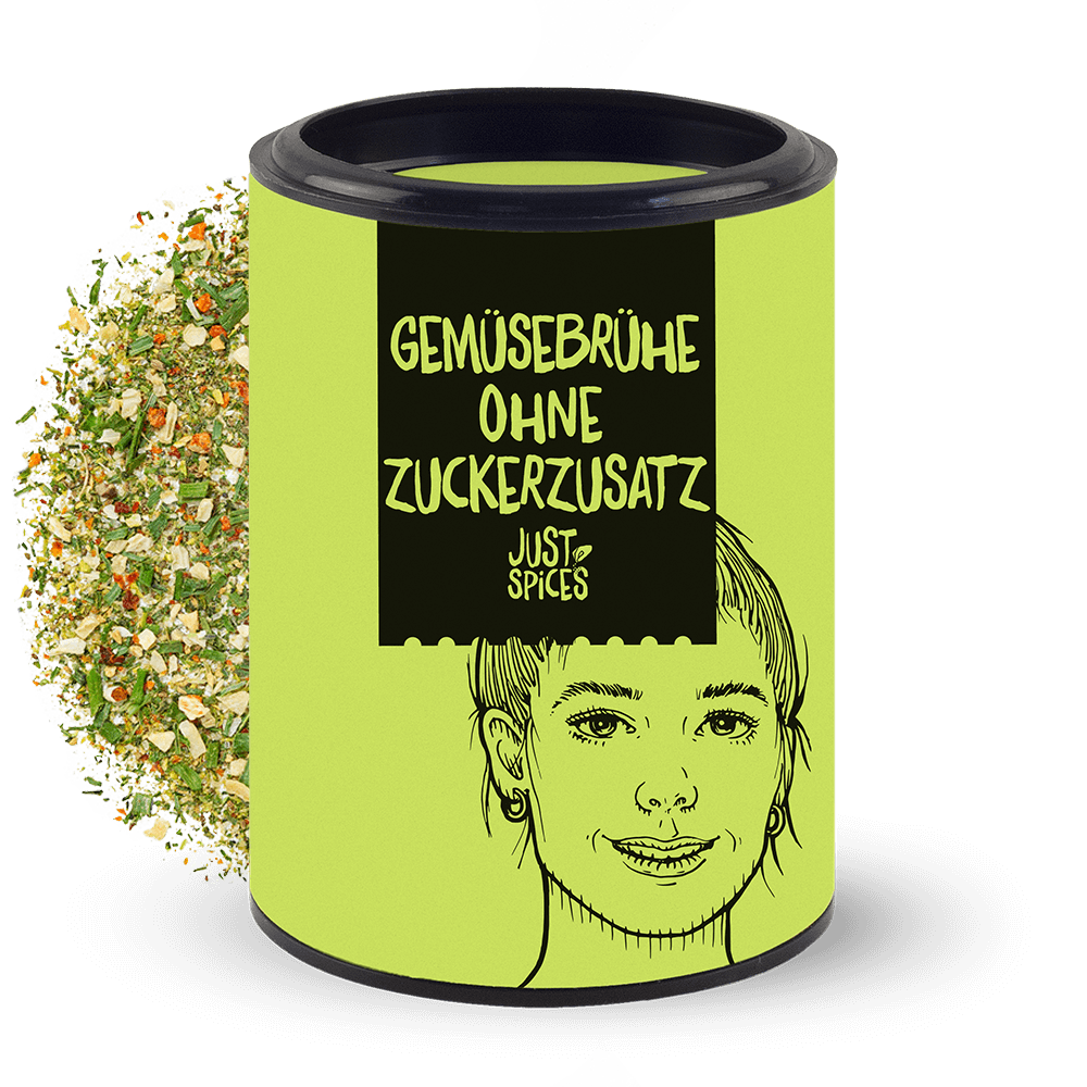 Gemüsebrühe ohne Zucker