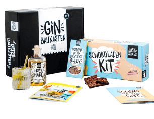 Gin-DIY-Kit und Schokolade-DIY-Kit von Just Spices