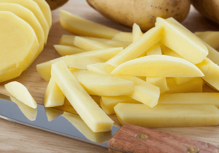 Geschnittene Pommes