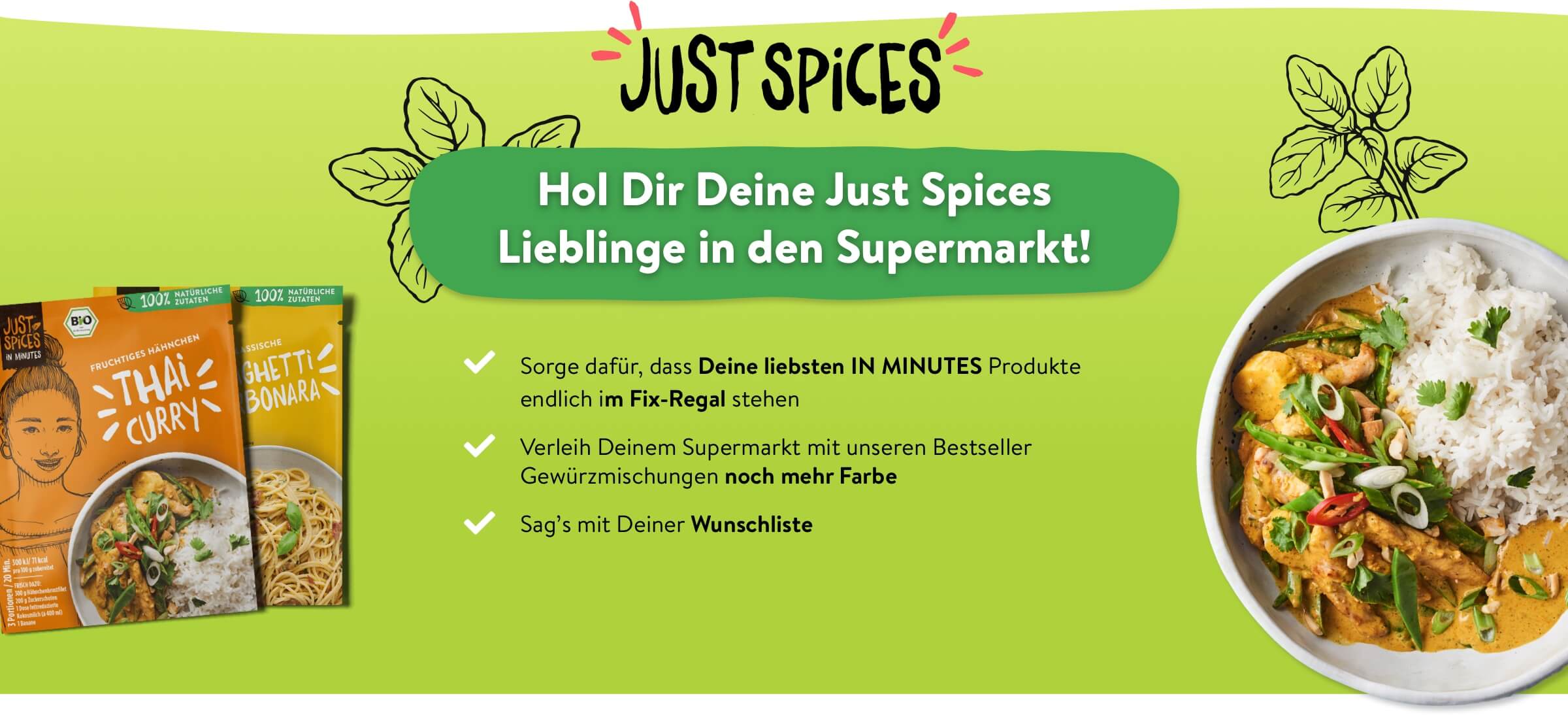 Just Spices LEH Kampagne
