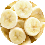 Bananenstücke