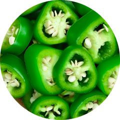 Grüne Jalapeños