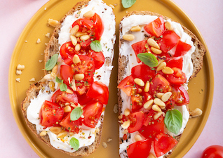 Italienische Tomaten Stulle 