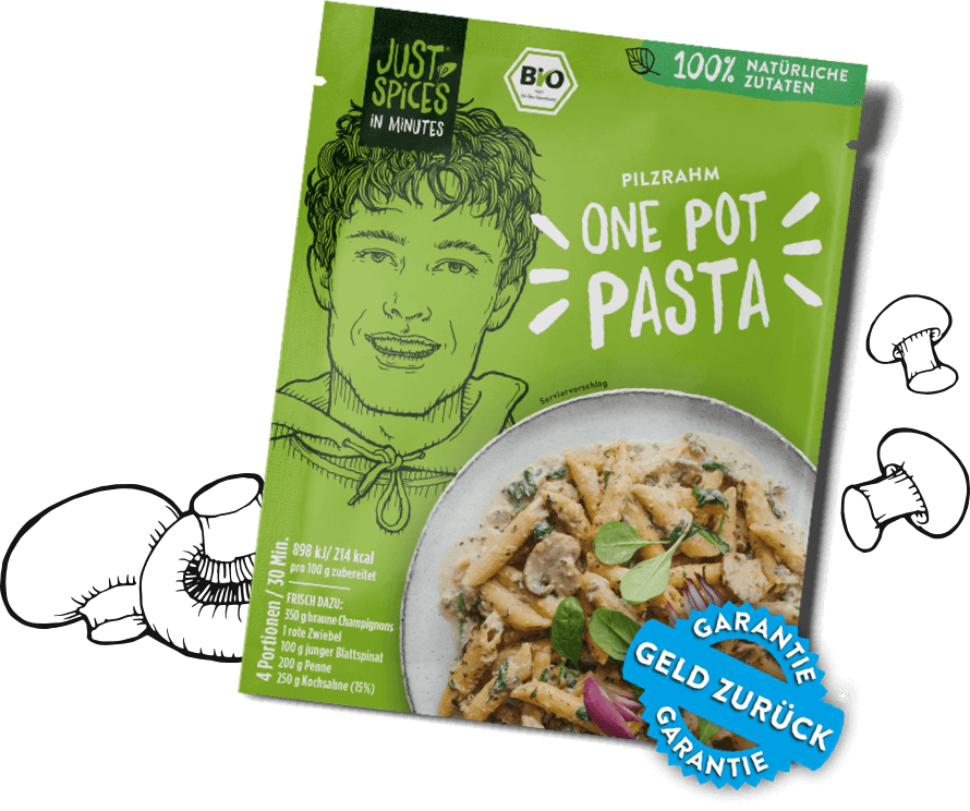 Pilzrahm One Pot Pasta