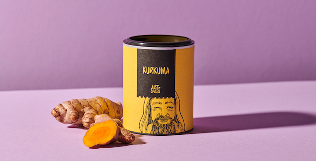 Kurkuma Gewürzdose von Just Spices 