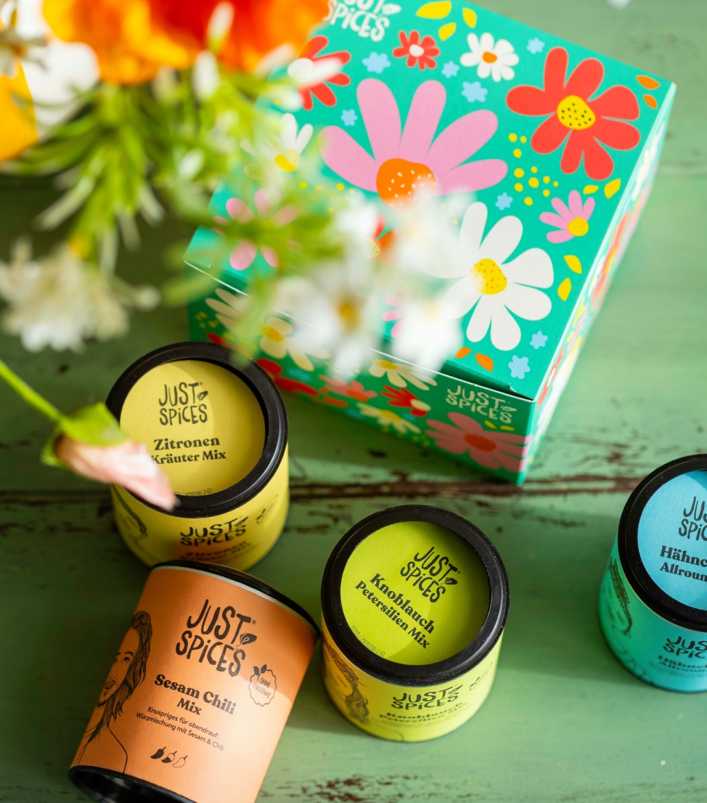Just Spices - Blumen Gewürzbox