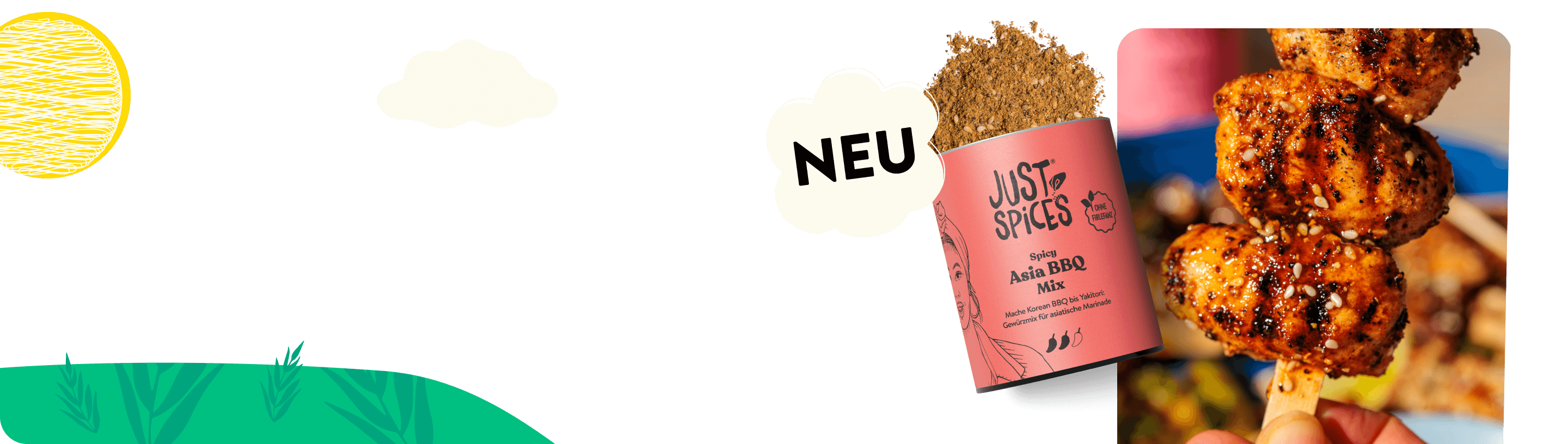 Gewuerze zum Grillen