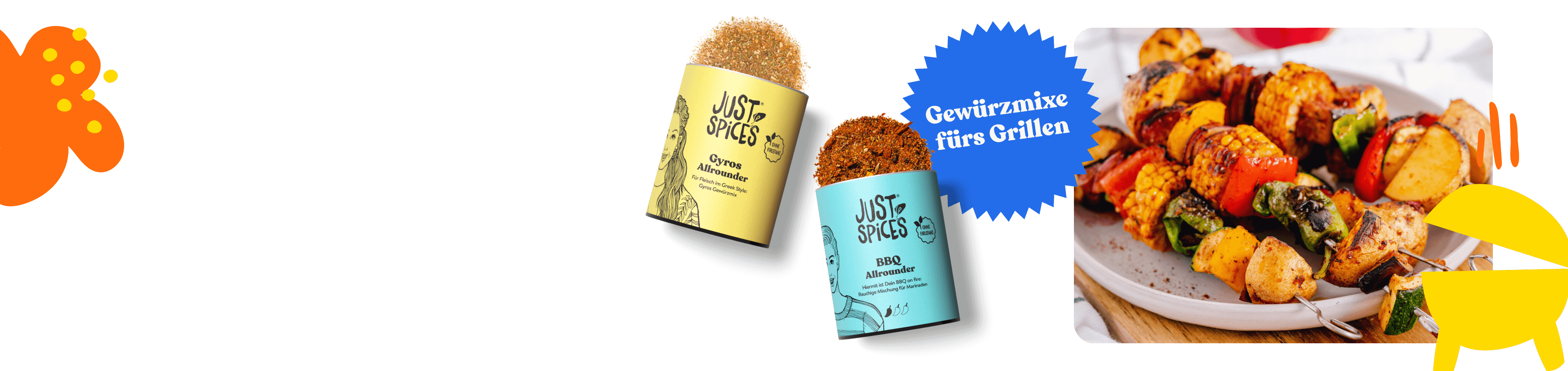 Gewuerzmixe zum Grillen