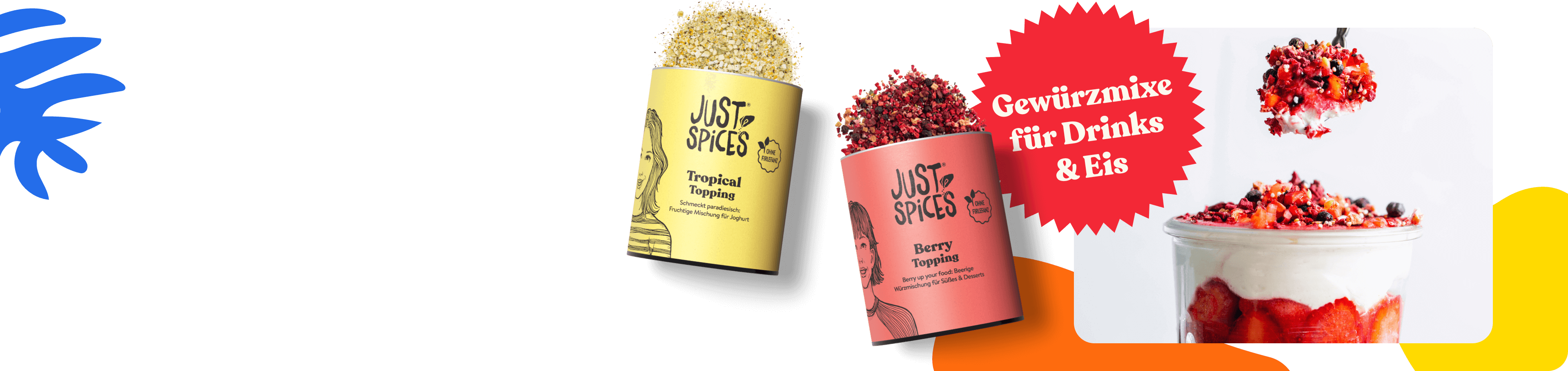 Eis und Joghurt Toppings