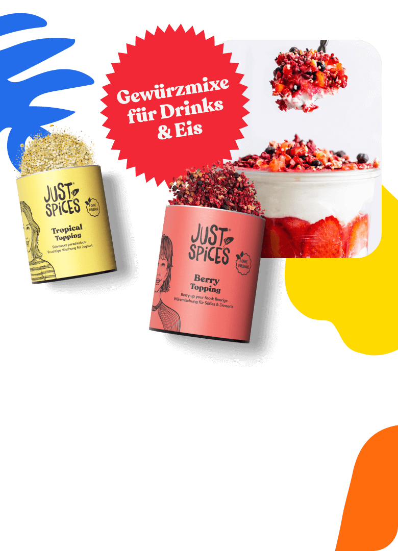 Eis und Joghurt Toppings