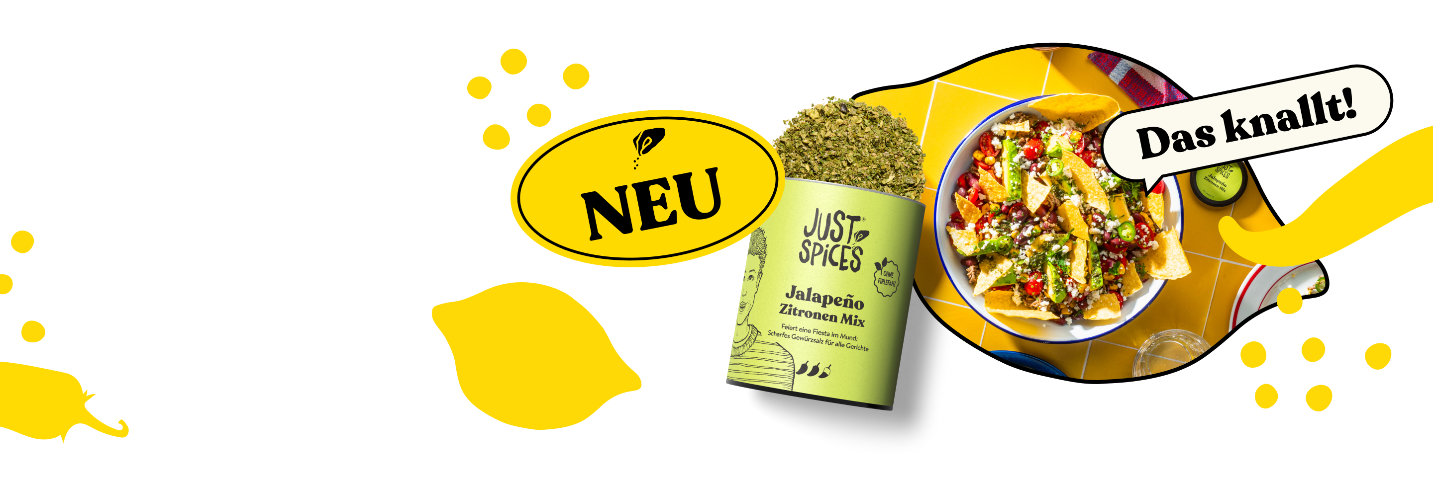 Neue Gewürzmixe: Jalapeno Zitronen Mix