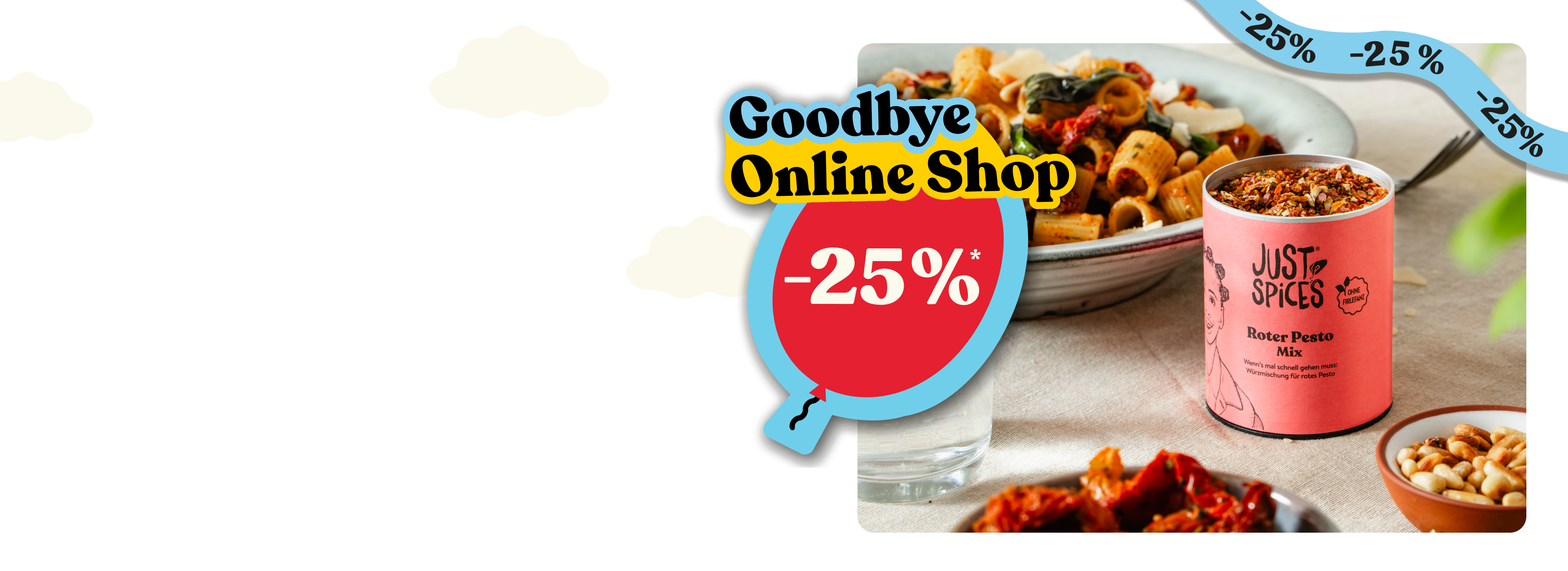 Sparen im Goodbye Online Shop Sale