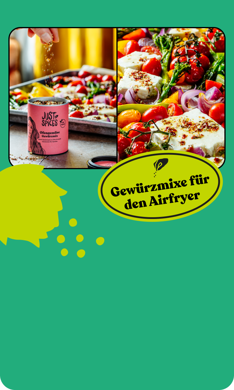Ofengemüse Gewürzmix für den Airfryer