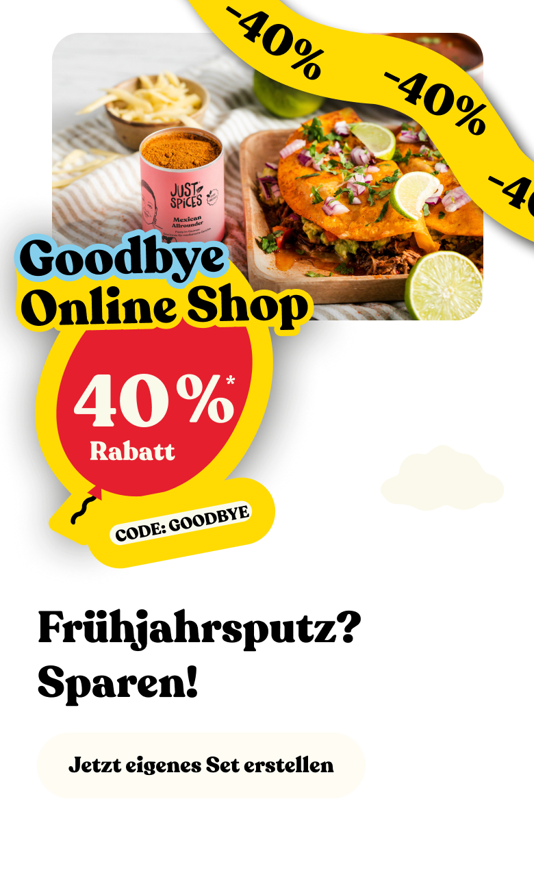 Sparen im Goodbye Online Shop Sale