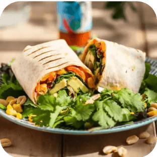 Mexikanische Wraps