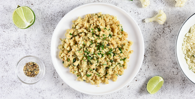 Blumenkohl Low Carb Pizzaboden 